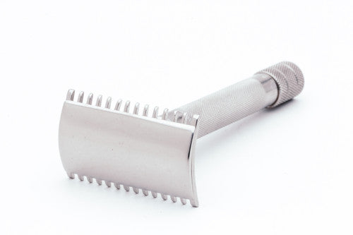 1912 Gillette Single Ring Double Edge Safety Razor | Factory Nickel Revamp