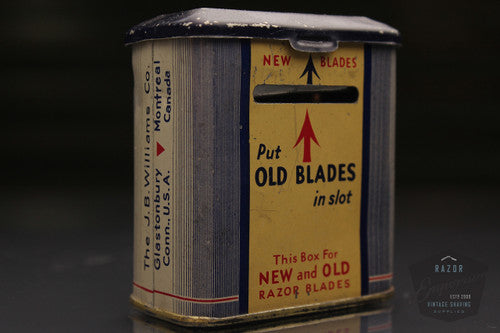The J.B. Williams Co. Tin Blade Safe - USA Printed