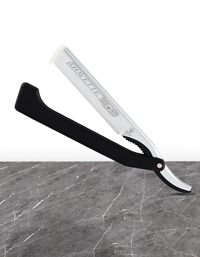 Dovo Plastic Shavette | Black & Silver