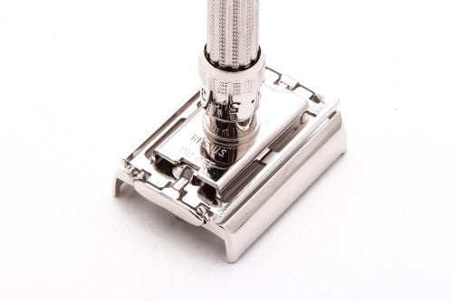 1967 M2 Gillette Slim Adjustable Double Edge Safety Razor | Factory Nickel Revamp