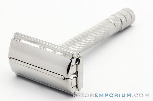 1951 Gillette Super Speed Safety DE Razor W3 | Factory Nickel Revamp