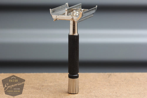 Gillette 1953 Black Handle Super Speed Safety Razor