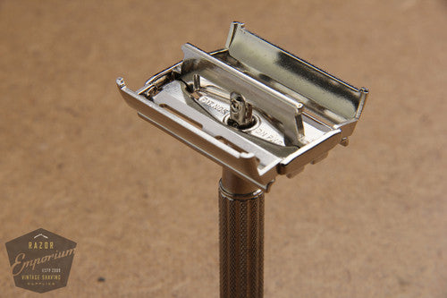 Gillette 1958 TV Super Speed DE Safety Razor -- D3