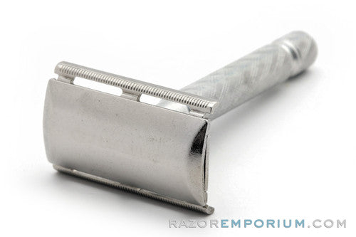 1974 Gillette Aluminum Handle Tech Safety Razor - Made in Brazil