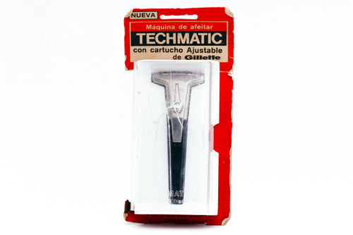 1970's Gillette Techmatic Band Safety Razor NOS - Argentina