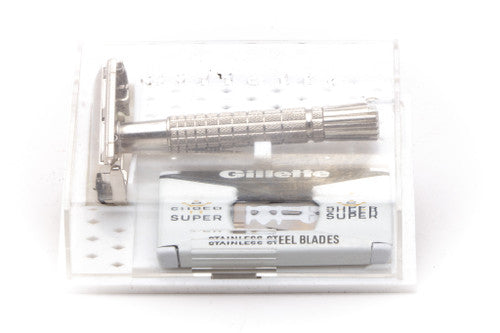 1966 L2 Flare Tip Super Speed DE Safety Razor Set