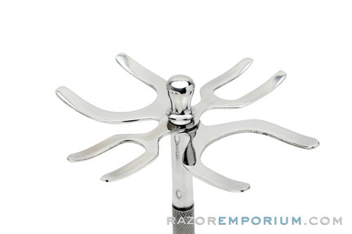 Four Piece Brush & Razor Stand | Stainless