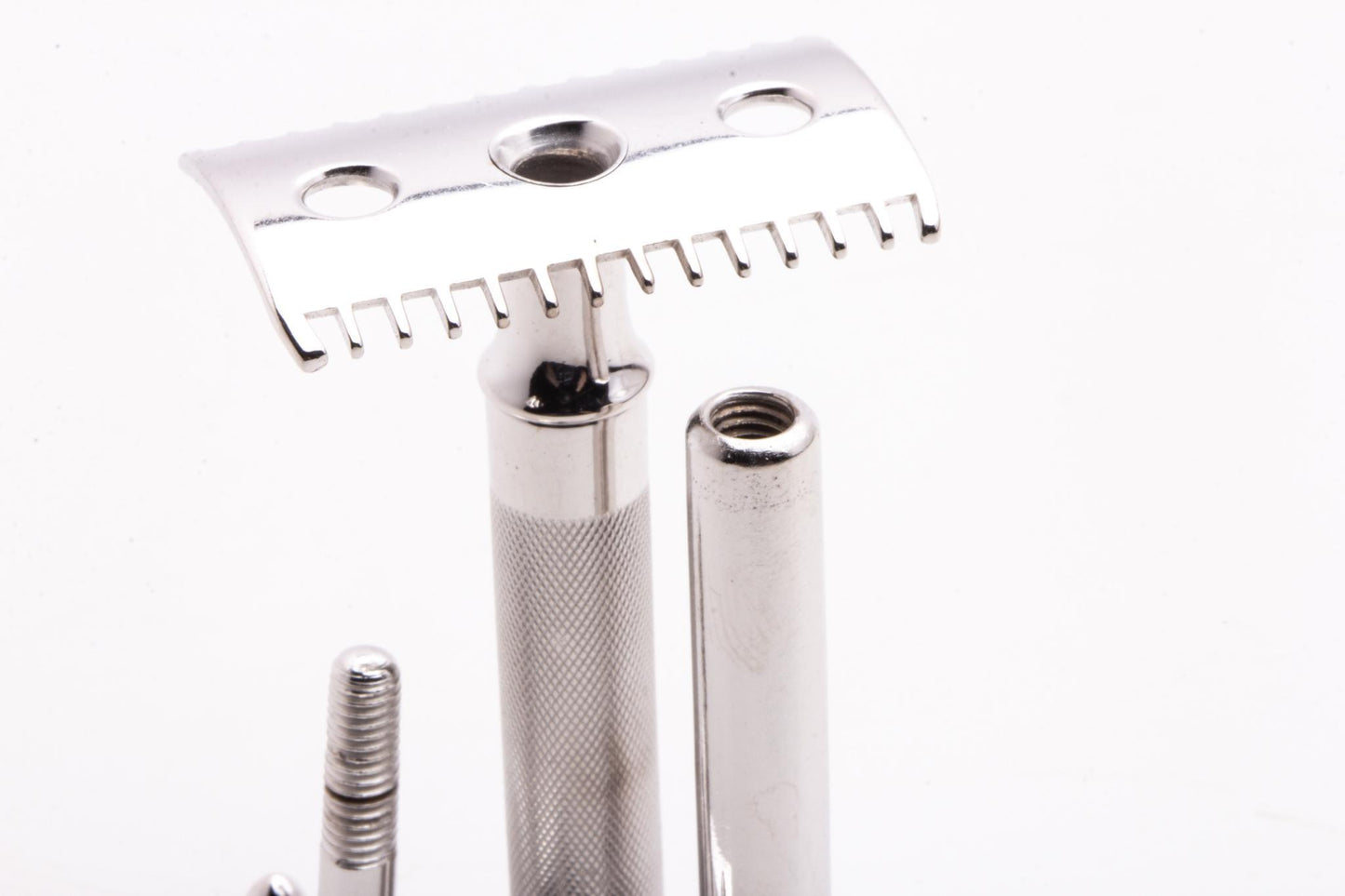 1906 Gillette Single Ring Double Edge Safety Razor Set | Rhodium Revamp
