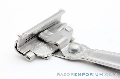 1935 Schick Injector Safety Razor Type D Set | Satin Rhodium Revamp