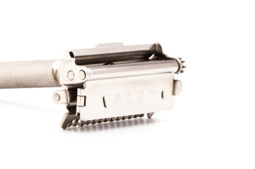 Valet Auto Strop Single Edge Razor | Factory Nickel Revamp