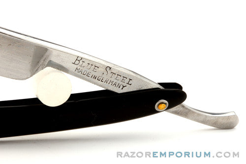 9/16" Blue Steel Hollow Grind Straight Razor | Made in Germany