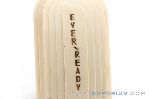 1930's Ever-Ready 1912 British Made Single Edge Safety Razor in Rare Cream Bakelite Art Deco Snap Case