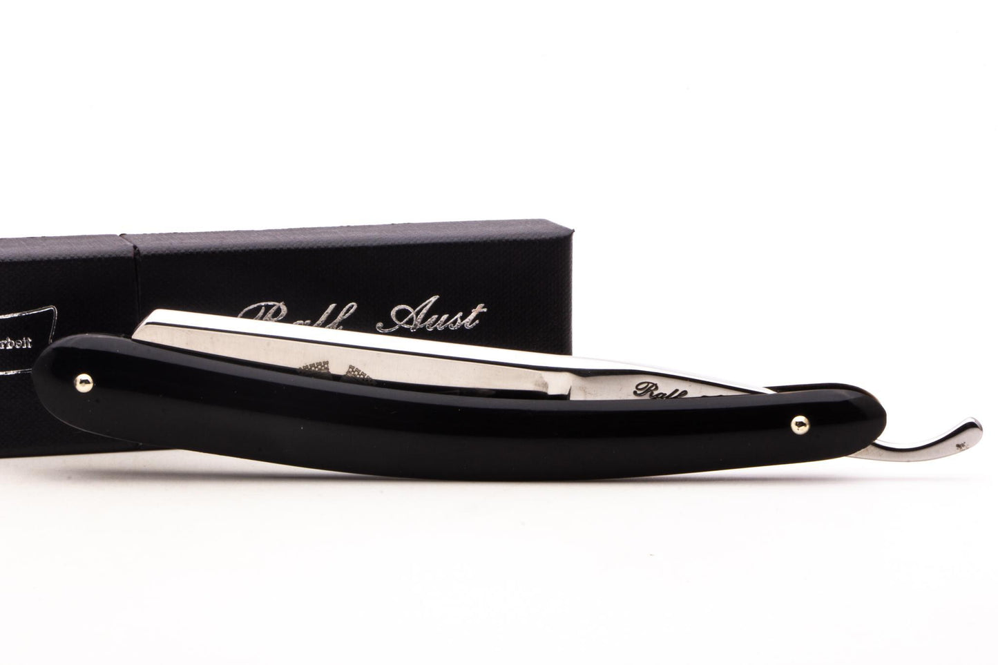 6/8" Ralf Aust Spanish Tip Hollow Ground Straight Razor | Acrylic Scales