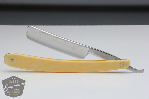 5/8" 7 Day "Sunday" Straight Razor w/ Celluloid Scales | Hollow