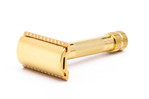 Merkur 34G HD 14K Gold Plated DE Safety Razor