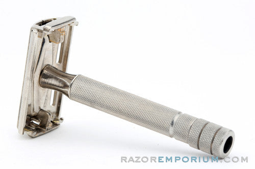 1940's Gillette Notched Super Speed DE Razor NOS