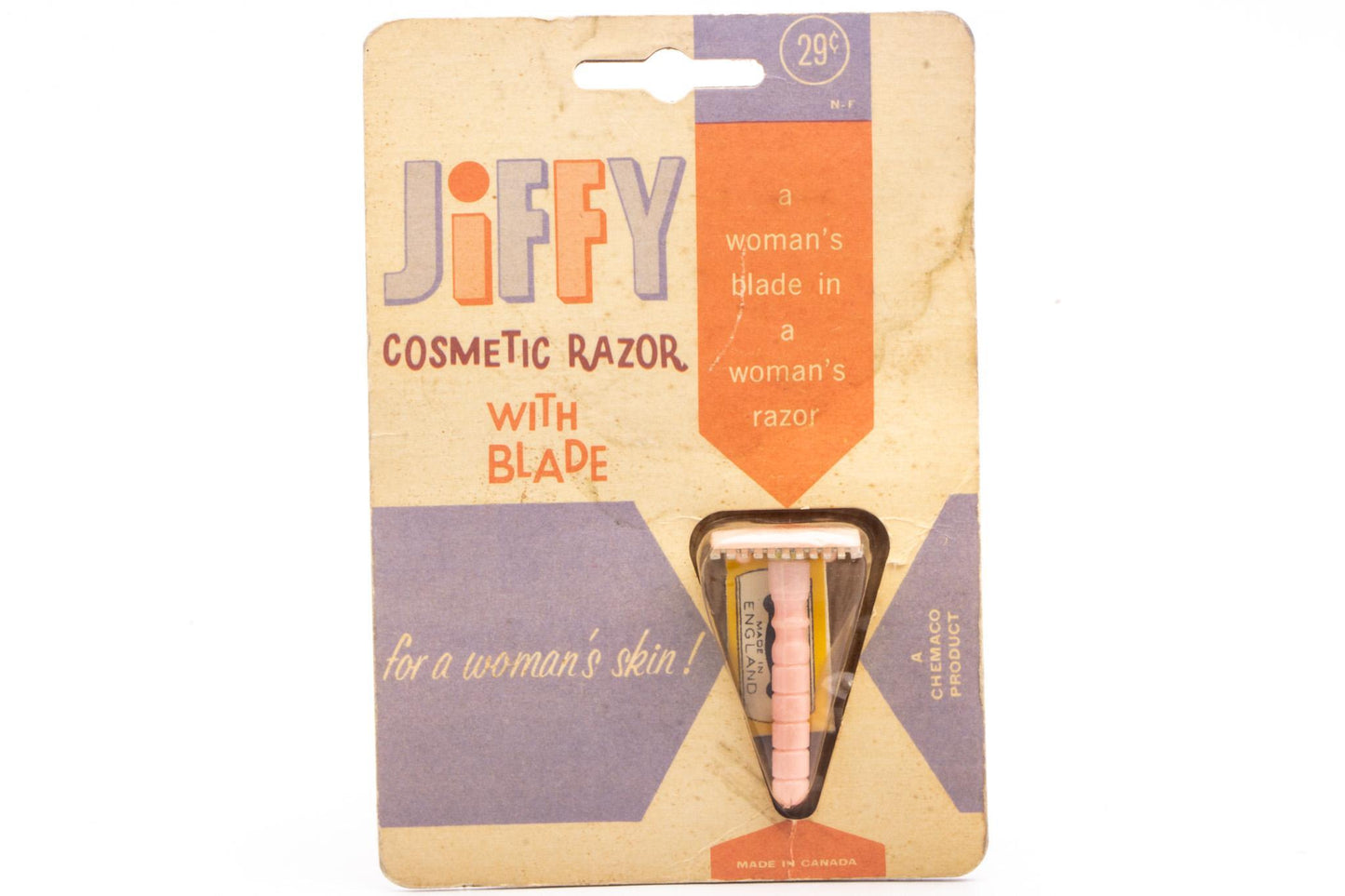 Jiffy Cosmetic Razor With Blade