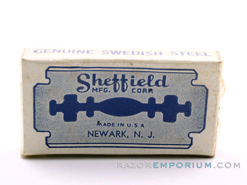 Sheffield Mfg. Corp. DE Razor Blades (5) - New Old Stock (NOS) Razor Blades