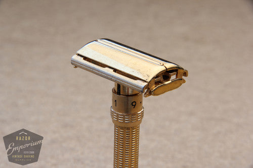 Gillette 1966 Slim Aristocrat Adjustable Safety Razor L4