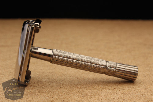 Gillette 1957 C3 Flair Tip Super Speed Safety Razor * Nickel REVAMPED