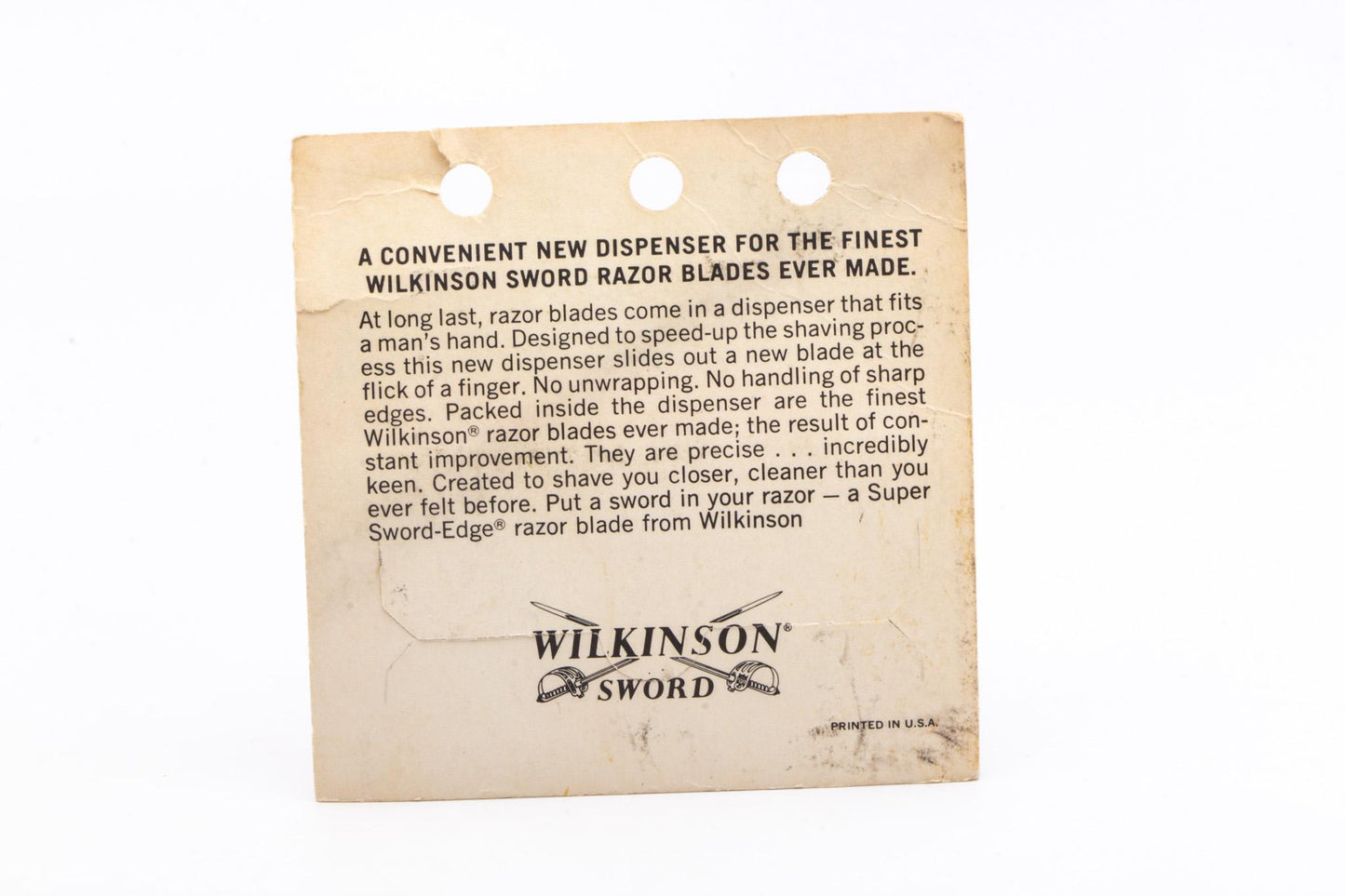 Wilkinson Sword Co. Vintage Super Sword Edge NOS - 5