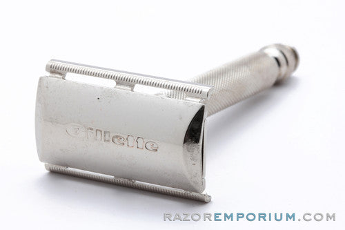 1969 Gillette Ball End Tech Safety Razor O3