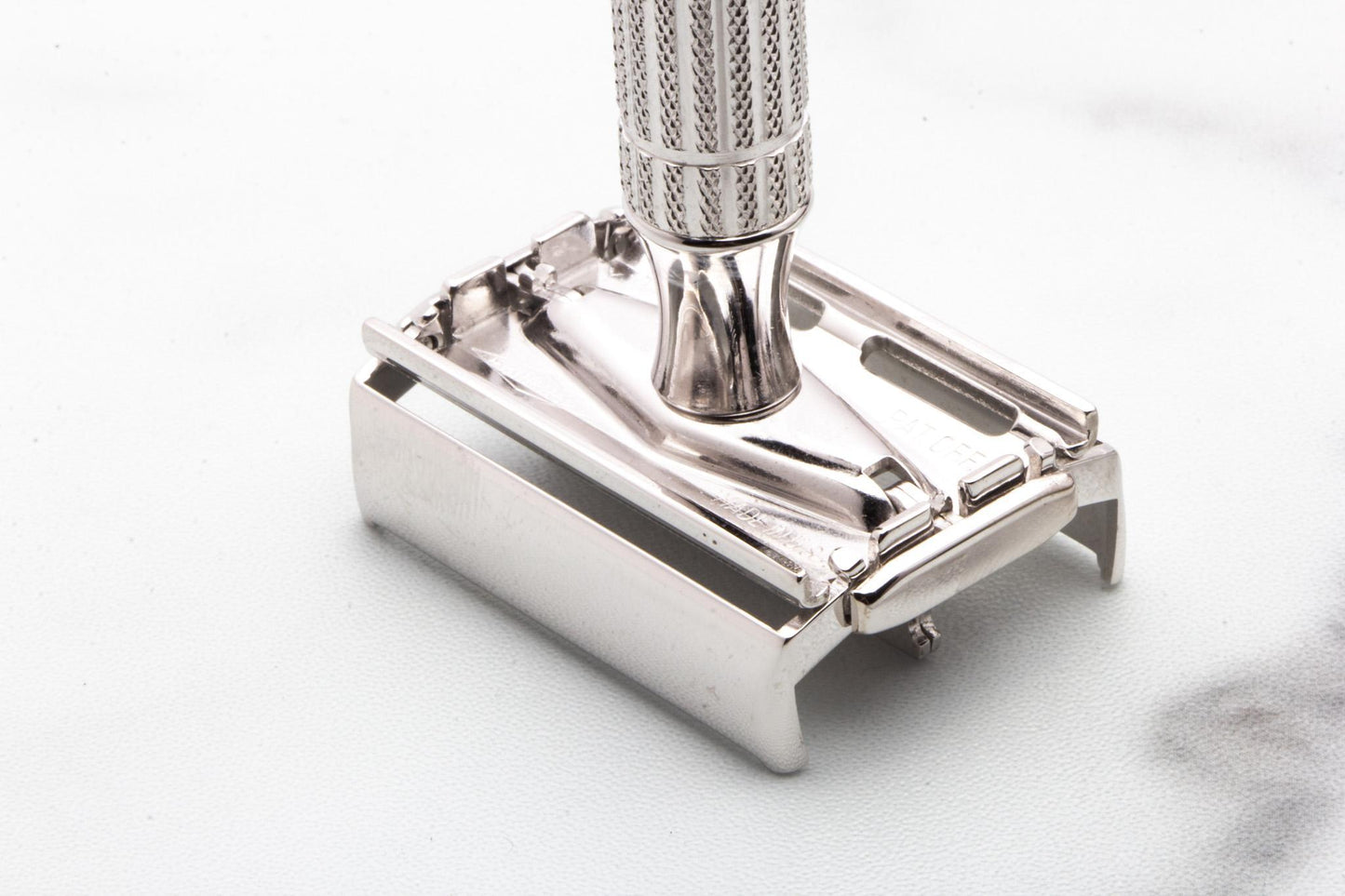 1953 Y3 Gillette President Double Edge Safety Razor Set With Original Cardboard Shipper | Rhodium Revamp
