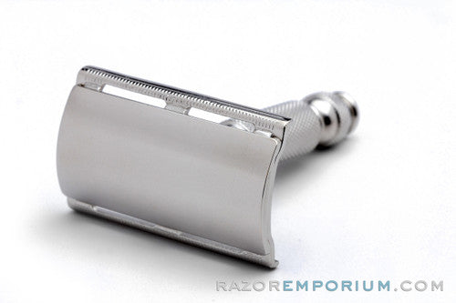 1947-51 Gillette Travel Tech DE Safety Razor | Factory Nickel Revamp