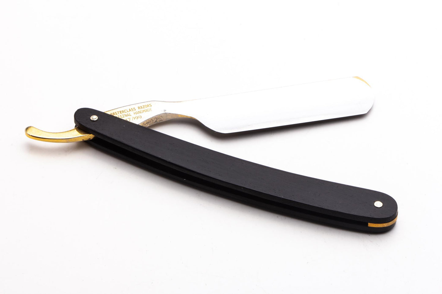 6/8" Wacker Straight Razor | Black Wood Scales