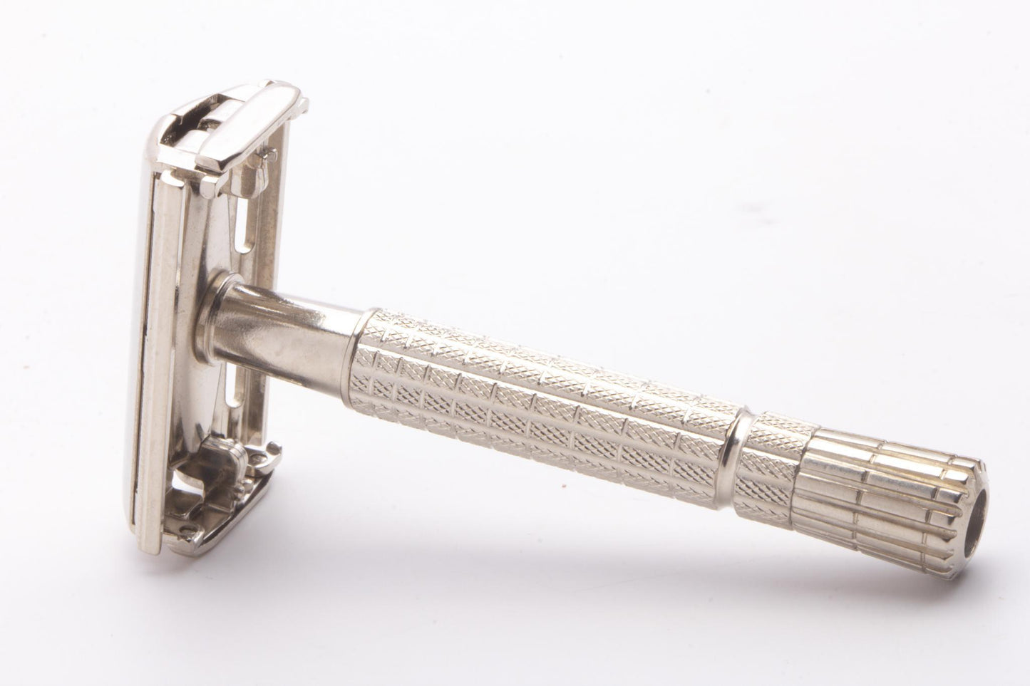 1957 C1 Gillette Flare Tip Super Speed Safety Razor | Factory Nickel Revamp