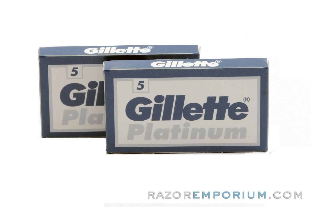 Gillette Platinum Double Edge (DE) Razor Blades
