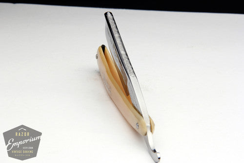6/8" Bartmann High Class Engraved "Saturday" 7 Day Razor | Solingen, Germany