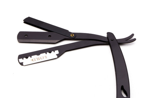 Shavette w/ Black Metal Handle