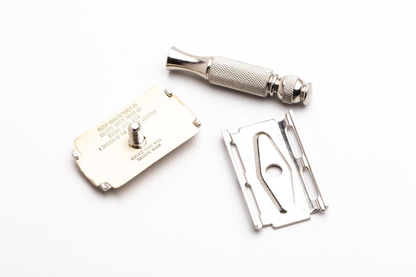 1966 L4 Gillette Ball End Travel Set With Blades | Original Condition