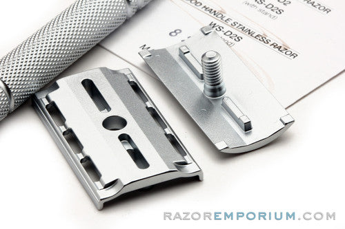 Feather All Stainless Steel Double Edge Safety Razor | AS-D2