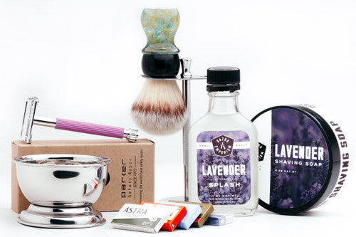 Ladies Beginner DE Safety Razor Wet Shave Kit