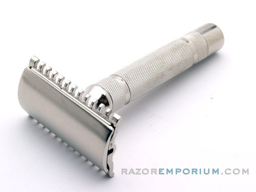 1930's Gillette NEW Short Comb DE Safety Razor Factory Nickel Revamp