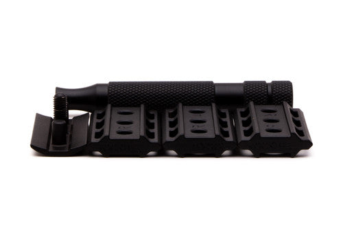 Rockwell 6S Matte Black Adjustable Double Edge Safety Razor