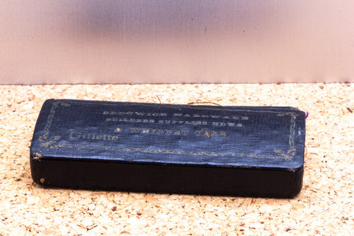 1930's Gillette Goodwill Double Edge Safety Razor with Case | Factory Nickel Revamp