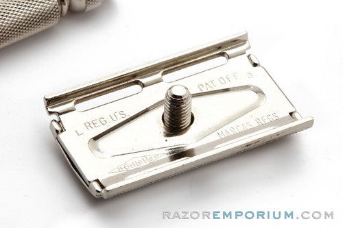 1966 Gillette Tech Travel DE Safety Razor Set L3