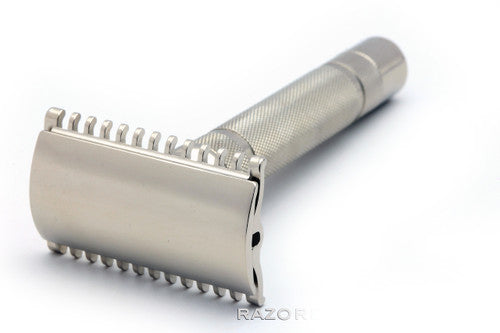1930s Gillette NEW Short Comb DE Safety Razor | Factory Nickel Revamp