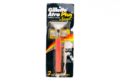 1980's Gillette Atra Plus Sport Coral Razor - New Old Stock