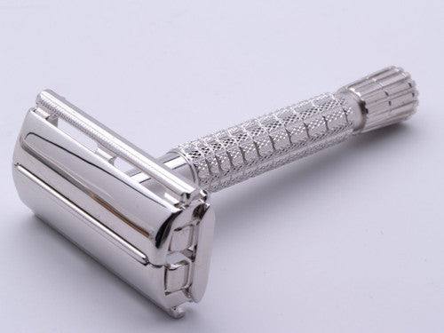 1950's Gillette Flare Tip Rocket Super Speed Safety Razor | Rhodium Revamp | Made in England