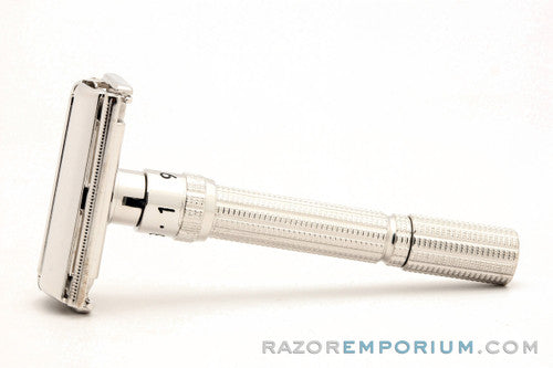 1962 Gillette Slim Adjustable DE Safety Razor H1 | Rhodium Revamp