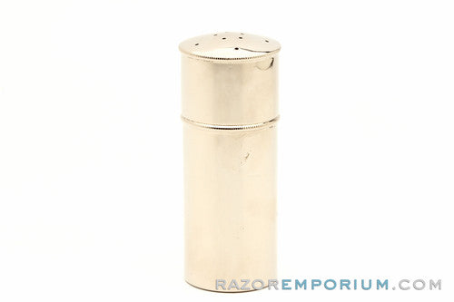 1920s Gillette Soap & Brush Metal Canister for Travel Sets Factory Nickel Revamp