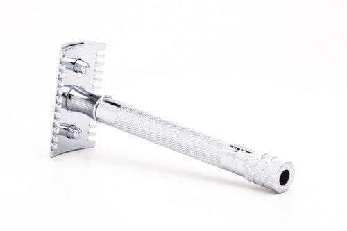 Merkur 25C Open Comb Long Handle Double Edge Safety Razor
