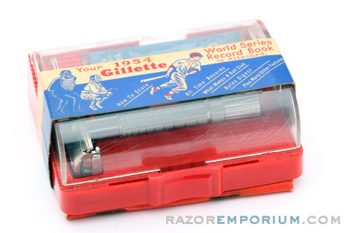 1954 Gillette Super Speed Razor Set with World Series Record Book