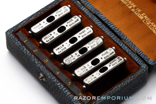1920's Rolls Razor Single Edge Blades (6) - Made in England