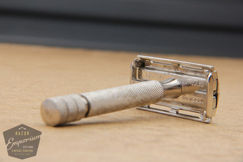 Gillette 1950's British Rocket DE Safety Razor