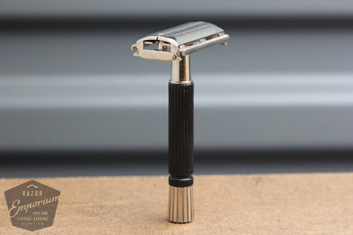 Gillette 1953 Black Handle Super Speed Safety Razor